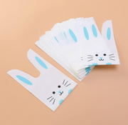 Cute Bunny Rabbit Ear Treat Bags – Reusable Candy & Cookie Gift Bags | Food-Grade Plastic Party Favor Bags