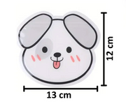 Cute Puppy Shaped Zip Lock Pouch (Pack of 5) – Reusable Cartoon Food Storage & Candy Gift Bags | Kawaii Dog Treat Pouches for Snacks, Chocolates & Party Favors