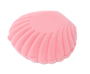 Cute Pink Seashell Velvet Ring Box – Plush Jewelry Gift Box for Rings, Earrings & Proposal Gifts
