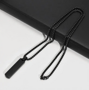 Premium Minimalist Bar Pendant Necklace