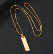 Premium Minimalist Bar Pendant Necklace