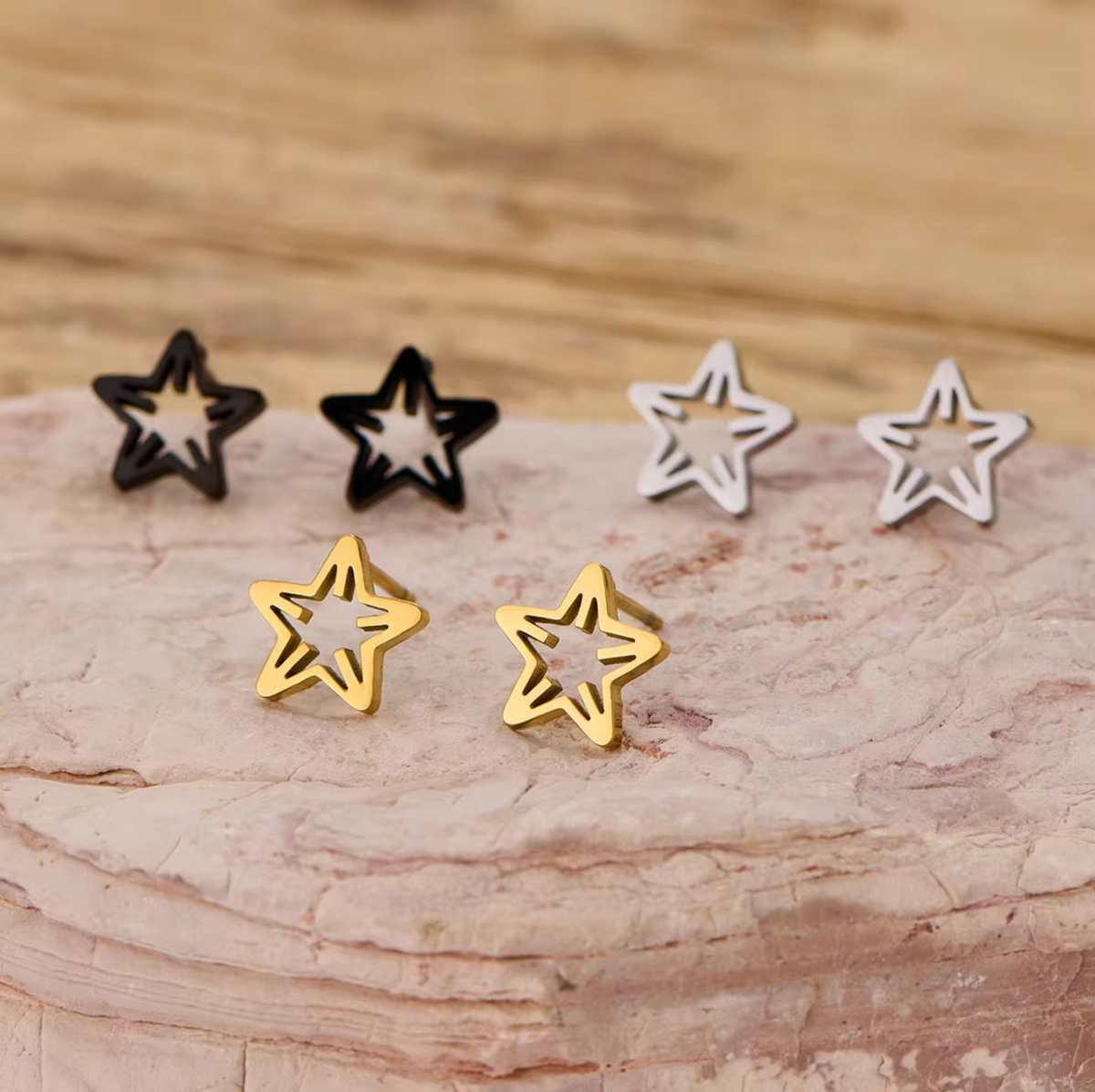 Star Stud Earrings