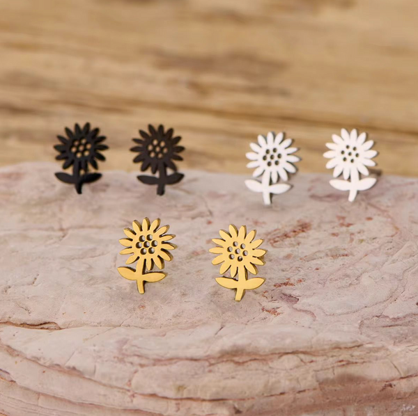 Sunflower Stud Earrings
