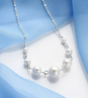 Elegant Pearl Beaded Necklace