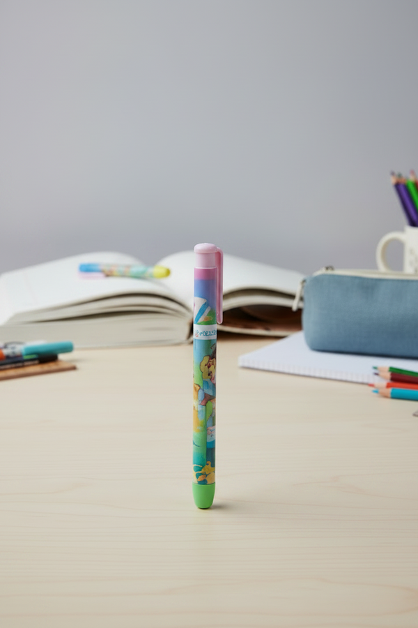 Cute Printed Retractable Eraser