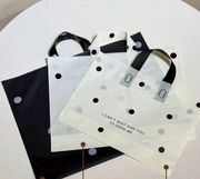 Premium Plastic Dot Non-Woven Reusable Gift Carry Bag | Waterproof Shopping & Return Gift Bag with Soft Handles
